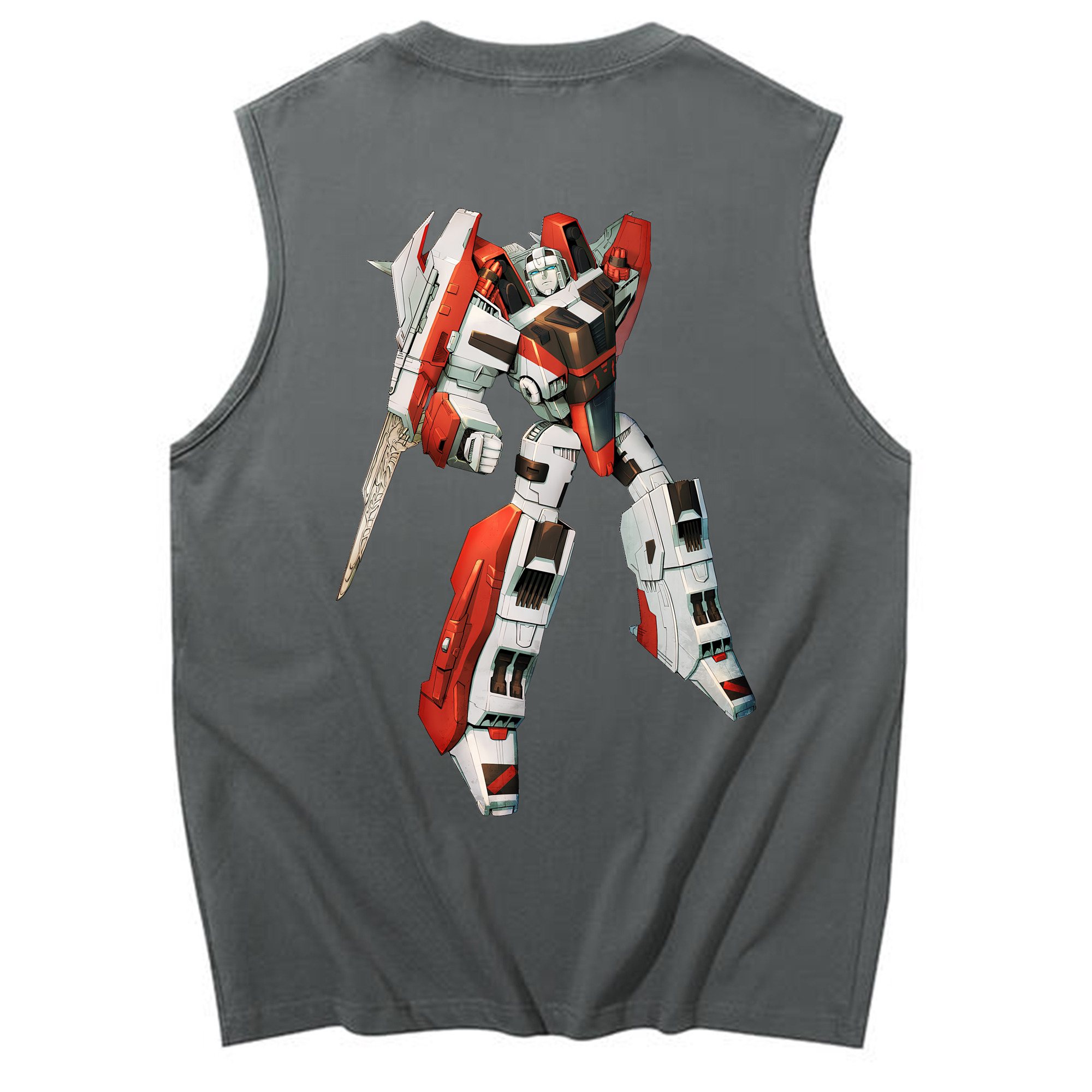 （画像用） Transformers トランスフォーマー コットン100％タンクトップ（背面プリント）